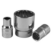 JBM 13619 - VASO 12 CANTOS 1/2" 17MM CROMADO