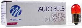 M-TECH Z95 - LAMPARA 12V 10W BAU15S RY10W AMBAR