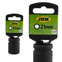 JBM 14733 - VASO IMPACTO HEX. 1/2" 21MM