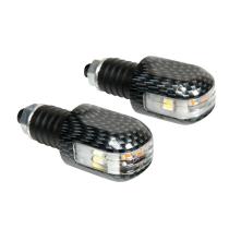 LAMPA LAM90241 - ESTABILIZADOR MANILLAR CON LUZ LED 3 FUNCIONES CARBON