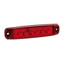 LAMPA LAM97008 - LUZ DE GALIBO 6 LED CON 12/24 V ROJO