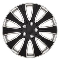 SUMEX 508140B - JUEGO TAPACUBOS 16" MODELO TAMPA SILVER/BLACK