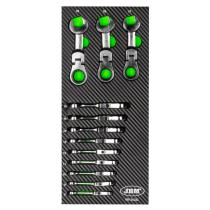 JBM 54032 - SET 12 LLAVES MINI COMBINADAS ARTICULADAS CON TRINQUETE