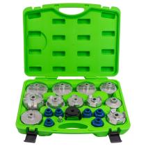 JBM 54068 - JUEGO EXTRACTORES PARA FILTROS ACEITE/19PCS EN ALUMINIO