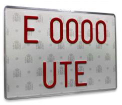 UTSCH 104S - MARTICULA VEHIC.ESPEC.280x200