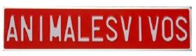 UTSCH 105OV - PLACA ANIMALES VIVOS
