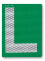 UTSCH 2015 - PLACA CONDUCTOR  NOVEL " L" ADHESIVA 140X185