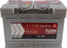 FIAMM L370P - BATERIA TITANIUM PRO 70AH 640 + D 278X175X190 B13