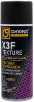 CONCEPT 041017 - SPRAY X4 TEXTURADO NEGRO FINO 400 ML.