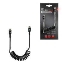 LAMPA LAM38707 - CABLE EN ESPIRAL USB TIPOC >TIPO C 100 CM