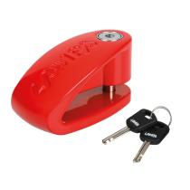 LAMPA LAM90591 - SEGURO DE DISCO PARA MOTO ROJO 10 MM