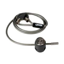 LAMPA LAM90601 - CANDADO ANTIRROBO CON CABLE DE SEGURIDAD