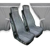 LAMPA LAM98643 - CORTINAS Y FUNDAS DE ASIENTO PARA CAMION GRIS MELISSA