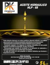 PRIMEKAR - ACEITES, QUIMICOS Y GUANTES 805 - ACEITE HIDRAULICO HLP 68 GARRAFA 5 LITROS