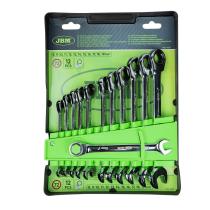 JBM 54117 - SET DE 12 LLAVES COMBINADAS CON TRINQUETE