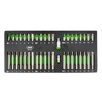 JBM 54158 - SET 42 PIEZAS PARA TORNILLOS HEX, 12 CANTOS Y TORX