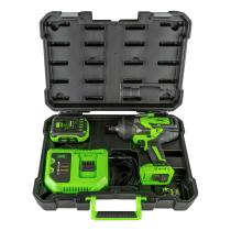 JBM 60044C - PISTOLA DE IMPACTO BRUSHLESS A BATERIA 1/2" C/MALETIN 1300NM
