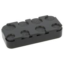 SUMEX EURO200 - PORTAMONEDAS DE PLASTICO ABS NEGRO