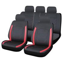 SUMEX SCN012R - SEAT COVER  "NAPOLES" 12 PCS. BLACK/RED