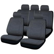 SUMEX SCV012G - SEAT COVER  "VENECIA" 12 PCS. BLACK/ GREY STITCH