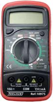 FAMILIA TOOLR 10975 - MULTIMETRO DIGITAL CON COMPROBADOR DE TEMPERATURA