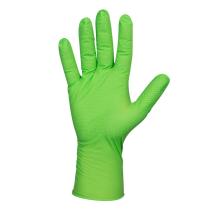 JBM 54369 - GUANTES VERDES NITRILO TEXTURA DIAMANTE TALLA M ( 100UDS)