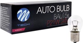 M-TECH Z950 - LAMPARA 24V 21W CASQUILLO DESCENTRADO BAU15S