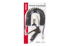 AMIO ACCESORIOS 02159 - MANGUERA NEUMATICA CON PISTOLA 13ATM CON TERMINAL TIPO T