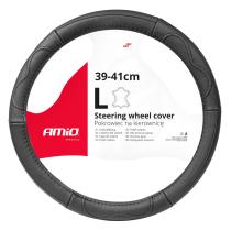 AMIO ACCESORIOS 03552 - CUBRE VOLANTE LEATHER SERIES SWC-49-L (39-41CM)