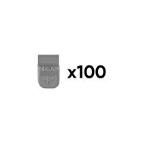 JBM 54656 - CAJA 100 CONTRAPESAS ZINC GRAPA 05GR.ESPECIAL LLANTA UNIVERS