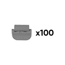JBM 54657 - CAJA 100 CONTRAPESAS ZINC GRAPA 10GR.ESPECIAL LLANTA UNIVERS