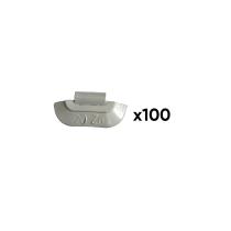 JBM 54659 - CAJA 100 CONTRAPESAS ZINC GRAPA 20GR.ESPECIAL LLANTA UNIVERS
