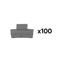JBM 54669 - CAJA 100 CONTRAPESAS ZINC GRAPA 20GR.ESPECIAL LLANTA ALEACIO