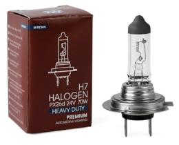 M-TECH ZHD907 - LAMPARA HALOGENA HEAVY DUTY H7 24 V 70 W PX26D