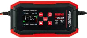 FERVE F2820 - CARGADOR MANTENEDOR10 AH - 300 A12 V / 24 4-12-25 A / 4-12 A