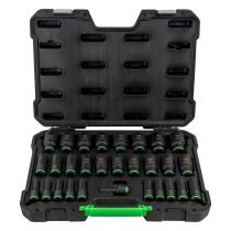 JBM 55005 - SET DE 29 VASOS DE IMPACTO LARGOS HEXAGONALES 1/2"