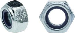 TORNILLOS, TUERCAS Y ARANDELAS H985M08 - TUERCA DE SEGURIDAD DIN 985 M8 ZINC. (100 UDS)