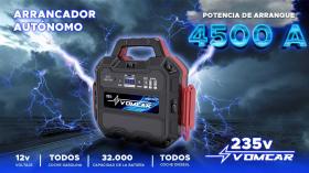 ARRANCADORES MINIBATT 235V - ARRANCADOR VOMCAR 12 V 4500 AMPERIOS