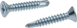 TORNILLOS, TUERCAS Y ARANDELAS H7504P3919 - TORNILLO BROCA DIN 7504 3.9 X 19 PH ZINC BLANCO (100 UDS)