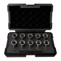 JBM 54822 - SET 10 LLAVES VASO PARA TORNILLOS BLOQUEO RUEDA TESLA