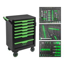 JBM 54834 - CARRO HERRAMIENTAS 7 CAJONES VERDE-ARMADO