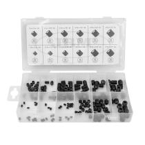 JBM 54932 - ESTUCHE TORNILLOS PRISIONEROS CON CABEZA HEXAGONAL SAE 160PC