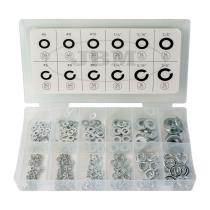 JBM 54938 - ESTUCHE ARANDELAS PLANAS Y GROWER 350PCS