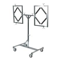 JBM 54959 - SOPORTE DOBLE AJUSTABLE PARA PINTAR LLANTAS