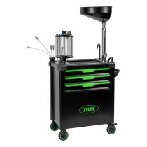 JBM 55049 - CARRO RECOGEDOR ACEITE CON SISTEMA ASPIRACION Y COMPARTIMENT
