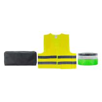 JBM 55088 - KIT EMERGENCIA-BOLSA PVC+BALIZA+CHALECO