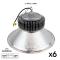 JBM 54133 - CONJUNTO DE 6 LÁMPARAS LED INDUSTRIALES 54039
