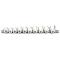 JBM 54187 - SET DE 10 LLAVES CROWFOOT DE 3/8"