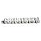 JBM 54187 - SET DE 10 LLAVES CROWFOOT DE 3/8"