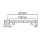 JBM 54493 - TACO GOMA PARA ELEVADOR RAVAGLIOLI 120MM
